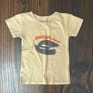 Tan Graphic Kids T-Shirt